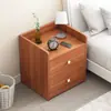 Mesita de noche para dormitorio, con mini cajones con cerradura, diseño simple, estilo minimalista, adecuada para uso doméstico, mueble auxiliar de noche para dormitorio