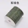 Cordón de Cera Coreano Cordón Redondo de Cera Hecho a Mano DIY Cuerda para Tejer Collar Pulsera Colgante Correa para Lanyard Cuerda de Mano para Tejer Resistente al Desgaste Cordón de Cuero