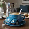 Taza Popular Transfronteriza V8V6 Resina Acero Inoxidable Taza de Agua Tiburón Blanco Decoración Adorno Venta al por Mayor Directa del Fabricante