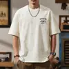 Roupas Masculinas Xintang 2026 Verão Nova Camiseta Manga Curta Pesada com Aspecto Lavado para Homens, Atacado Disponível