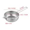 Colador de Acero Inoxidable, Cuchara Ranurada Engrosada con Mango, Colador Filtro, Tamiz para Arroz, Múltiples Especificaciones, Puede Colgar Rejillas para Freír, Grado Alimenticio