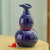 Calabaza de Cerámica Pequeña Lata de Té Lata Sellada Mini Botella de Polvo Píldoras y Ungüentos de Medicina China Embotellados con logo