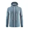 Nido de Pájaro Sv Unisex Chaqueta de Verano con Protección Solar Ligera con Capucha Ropa Protectora Solar Chaqueta para Piel de Pareja Deportiva Chaqueta de Protección Solar de Secado Rápido para Mujer