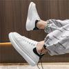 Tenis Blancos Clásicos para Mujer, Versátiles de Plataforma con Suela Gruesa que Aumentan la Altura, Transpirables, Casuales, de Moda