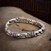 Pulsera Ancha para Hombre de Estilo Nuevo con un Diseño Generoso y Moderno, Artesanía Pesada, Estilo Europeo y Americano, Textura Incrustada de Diamantes, Venta Directa del Fabricante