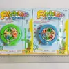 Plataforma de pesca redonda de 9CM brinquedo interativo brinquedo de pesca de corda brinquedo de pesca de corda magnética 6 peixinhos