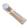 Juego de Cuchillo y Tenedor para Pastel de Luna de Acero Inoxidable Tenedor para Pastel Fruta Tenedor de Signo Tenedor de Postre Medio Otoño Hotel Negocios Caja de Regalo