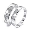 Anillo de pareja AMOR nudo permanente anillo concéntrico para hombres y mujeres versión coreana del anillo con anillo de apertura ajustable anillo de lote