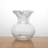 Vaso de Vidro Retrô Estilo INS B&B Hidropônico Boca para Flores Suporte para Flores Americano Nórdico Decoração de Arranjo de Flores Ornamento