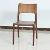 Silla de comedor de nogal negro norteamericano, silla de madera maciza, silla moderna minimalista con reposabrazos, silla Shuke de nogal para estudio