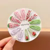 Presilhas de Cabelo de Gota D'água Dopamina de Verão para Crianças, Presilhas Doces para Meninas, Presilhas Laterais Bb, Presilhas Coloridas para Franja