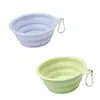 Cuenco Plegable para Perro Cuenco de Silicona para Mascotas Cuenco para Perro Cuenco Portátil para Beber al Aire Libre Cuenco de Agua para Exteriores Cuenco de Comida para Perro