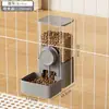 Comedouro automático, bebedouro para gatos, comedouro para coelho montado na gaiola, bebedouro suspenso, garrafa de água para gaiola, bebedouro para cachorro
