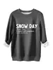 Día de Nieve Sno Da Sustantivo Amazon Ebay Estación Independiente Informal Versátil Sudadera Gruesa de Felpa Exportación
