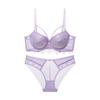 Sujetador de Estilo Francés con Colores Contrastantes para Niñas Jóvenes, Malla Suave, Delgado y Cómodo, con Parte Superior Fina y Parte Inferior Gruesa, Sujetador Strapless Puro Deseo con Aros