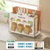Almacenamiento de cuchillos de cocina 5 en 1 portacuchillos palillos multifuncionales tabla de cortar organizador de cuchillos para tapas de ollas integrado