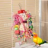 Juguetes para Loros, Juguetes para Pájaros, Bolas de Paja, Bolas para Masticar, Juguetes de Papel de Seda, Juguetes de Cuerda para Masticar, Juguetes para Aliviar el Aburrimiento