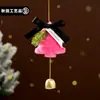 Navidad Abastecimiento Transfronterizo Carrillón de Viento Navideño Decoración de Atmósfera Regalo Llavero de Árbol de Navidad de Felpa Colgante para Bolso Venta al por Mayor