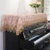 Funda para Piano, Media Funda de Lujo Ligero de Gama Alta, Funda para Piano de Encaje Estilo Europeo, Funda para Piano Eléctrico, Mantel a Prueba de Polvo, Tela de Cubierta Completa