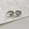 Pendientes de aro redondos minimalistas con forma de estrella de circonita, de estilo fresco y discreto, con un diseño único, perfectos para el uso diario y versátiles en la moda