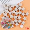 Estrella pentagrama luminosa de acrílico de 12 mm, cabeza de cuerda para pulsera DIY con cuentas, accesorios de joyería, lindo color caramelo