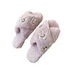 Zapatillas Mao Mao con dibujos animados para mujer, otoño e invierno, nuevas, lindas, de comercio exterior, de talla grande, para el hogar, de algodón, 2024