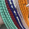 Accesorios para Joyería Color Natural Vidrio Cristal Cuentas Cilíndricas de Vidrio Cuentas de Vidrio 6*9mm Pulsera DIY Collar Cuentas Sueltas Accesorios Al por Mayor