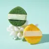 Esponja Limpiadora Facial de Uva Ermu Tablero Guante Limpiador Facial Artefacto Limpiador Frotación Facial Mascarilla de Barro Burbuja