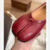 Versión de Piel de Oveja del Mismo Estilo, Aumento de Altura de 4 cm~ Piel de Oveja Curtida al Vegetal Zapatos de Ballet Plisados con Tacón Grueso de Punta Única para Mujer, Primavera y Otoño
