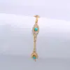 Cdd Moda y Alta Gama Estilo Ins Europeo y Americano Pulsera Decoración Ocular Joyería Incrustada con Pedrería y Turquesa desde la Fábrica Fuente