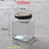 Atacado do Fabricante Garrafas de Vidro para Gelatina de Peixe Fresco Cozido, Potes Redondos para Conservas, Geleia de Pimenta, Garrafas para Ninho de Pássaro, Potes de Vidro com Tampas