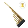 Conjunto de Brocas para Parafusadeira Elétrica, 10 Peças Brocas Helicoidais com Haste Hexagonal, Brocas Magnéticas Resistentes a Impacto, Soquetes Magnéticos