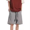 Pantalones Cortos de Secado Rápido para Hombre Verano 2025 Nuevo Estilo Americano Retro Tendencia Marca Sueltos Rectos Delgados Casuales Pantalones Cortos de Playa
