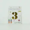 Venta al por mayor estilo INS comercio electrónico transfronterizo 16 pulgadas Exquisitamente empaquetado digital empaque individual de tarjeta de papel globos de papel de aluminio, versión delgada americana
