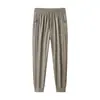 Pantalones de Running Ligeros y Transpirables de Verano para Hombre, Seda de Hielo, Talla Grande, Estilo Jogger, Pantalones Largos Casuales para Exteriores, Pierna Recta, Secado Rápido
