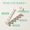Estante de almacenamiento de doble cara en forma de V para pared para dormitorio, perchero multifuncional para ropa, sombreros, bufandas y pasadores