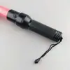 Bastonero de tráfico, bastón de señal de advertencia vial, alimentado por batería, señal de alto de mano, bastón indicador LED parpadeante