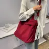 2026 Nuevo Modelo Bolso de Mano de Tela de Nailon Ultraligero de Gran Capacidad para Mujer Bolso Cruzado Bolso de Hombro para Estudiante