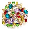 Joyería de Flor de Ciruelo de un Solo Pin de Venta Caliente Transfronteriza Strass Cosido a Mano 50 con Agujeros Strass de Cristal Lote Mixto Decoración de Pulsera DIY Strass Brillante