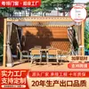 Gazebo Externo Jardim Liga de Alumínio Treliça para Uvas Gazebo Simples Pátio Pavilhão Aço Inoxidável Arte em Ferro Toldo Externo