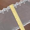 Malla Transparente Soluble en Agua Bordado Flores Pequeñas Encaje Ropa Textil para el Hogar Decoración de Falda Cortina Tela Casera DIY