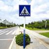 Fornecedores de Fabricantes Fornecem Hastes para Placas de Sinalização de Tráfego de Coluna Única, Hastes para Placas Indicadoras Únicas, Hastes para Placas de Rodovia, Refletivo