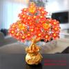 Árbol de la fortuna de cuentas hecho a mano bolsa de materiales para hacer adornos manualidades de dragón tejido diy accesorios de resina para adultos
