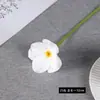 Flor de Amapola Única de PU con Terciopelo Simulado Flor de Amapola con Terciopelo Simulado Flor de Amapola