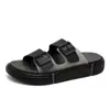 Pantuflas para Hombre para Uso en Exteriores, Nuevas de Verano de Moda Casual para Exteriores Antideslizantes Resistentes al Desgaste de Suela Gruesa Transpirables Sandalias de Playa