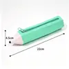 Estojo de silicone, bolsa de material escolar, porta-lápis macio e fácil de limpar, caixa de armazenamento, bolsa de material escolar simples para alunos do ensino fundamental