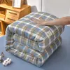 Colcha de Algodón de Xinjiang para Invierno Desmontable y Lavable Colcha para Dormitorio de Otoño e Invierno Núcleo Lavado de Algodón Engrosada Cálida Colcha para Estudiante