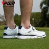 Sapatos de golfe PGM masculinos cadarço de botão sola macia esportivos antiderrapantes travas de sapato respirável não abafante multicolor fabricante