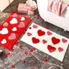 Tapete Estilo Ins de Imitação de Caxemira com Laço Tapete Decorativo para Sala de Estar Absorvente e Fácil de Cuidar Tapete para Piso de Banheiro Tapete para Porta de Entrada