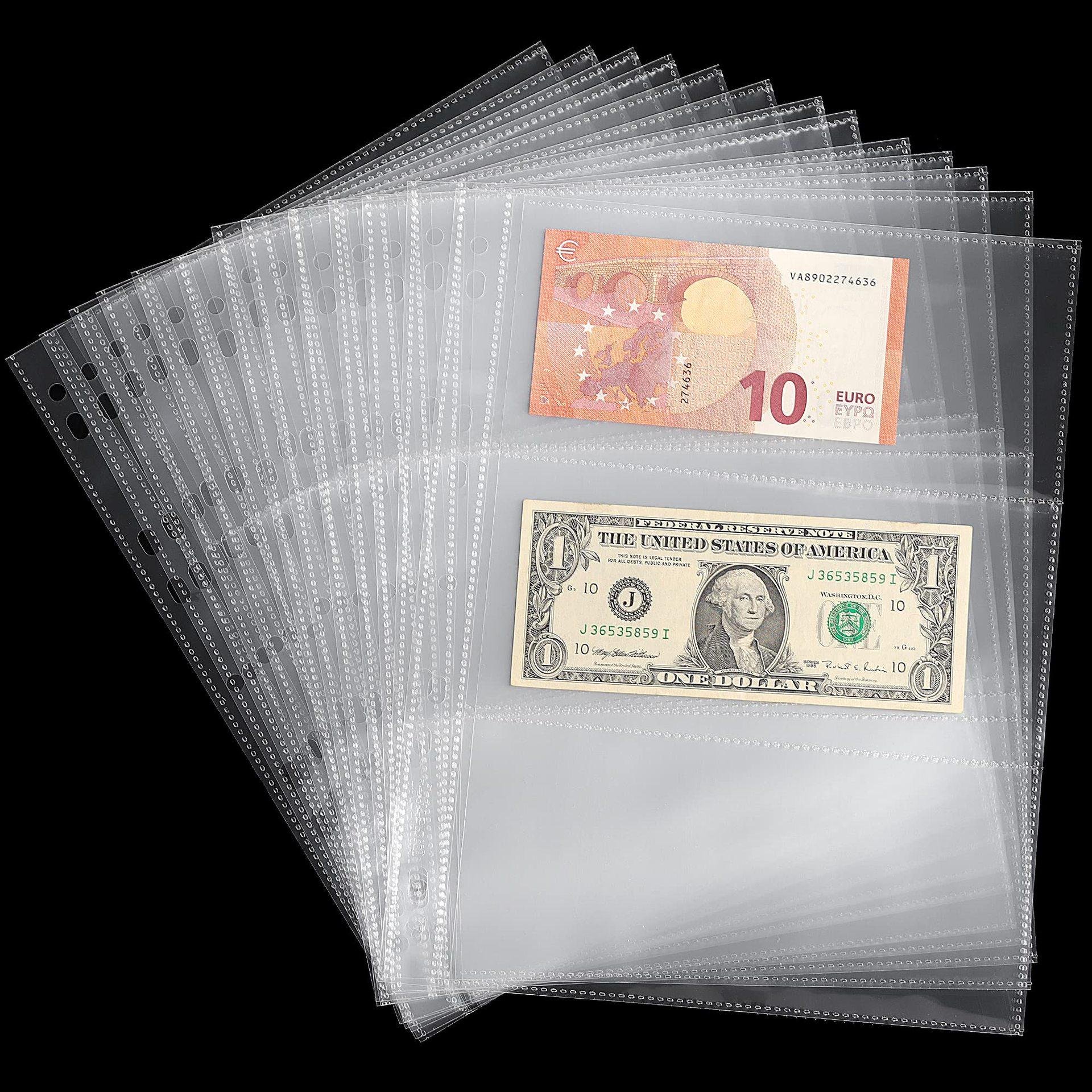 20 Sheets(3 Pockets Sheet) Tra